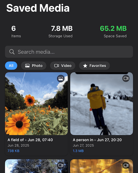 ActionsCam Privacy First Offline Ready Screenshot